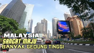 KUALA LUMPUR MALAYSIA SUASANA PAGI  INI NEGARA BENAR2 BERSIH DAN BANYAK GEDUNG TINGGI