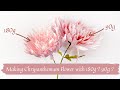 Comparing 180g  90g crepe paper for making chrysanthemum flower  paper flower 101