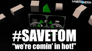 #savetom - Jen-Hsun Huang & Tom Try to Demo VR