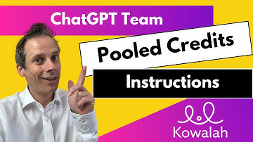 ChatGPT Team - Pooled Credits - How to set up