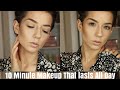 10 Minute Makeup That Lasts All Day! | Quickie Tutorial
