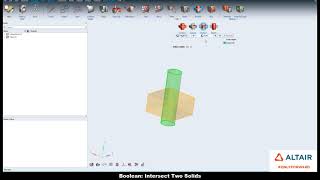 Learn HyperWorks  Interface  - BOOLEAN