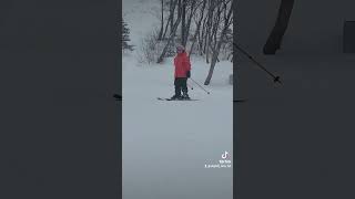 HAZEN SKIING AT CHERRY PEAK RESORT FOR THE FIRST TIME THIS SEASON