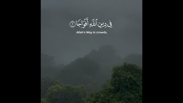 اروع تلاوة القران الكريم ب صوت القارئ سعد الغامدى سورة النصر آجمل حالات واتس اب قرآنيه