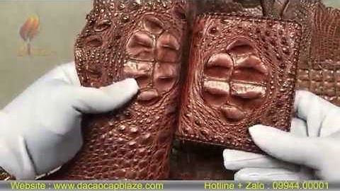 CÁCH PHÂN BIỆT, CÁCH CHỌN VÍ DA CÁ SẤU THẬT CHUẨN - NHỮNG ĐIỀU CẦN BIẾT KHI MUA VÍ DA CÁ SẤU CAO CẤP