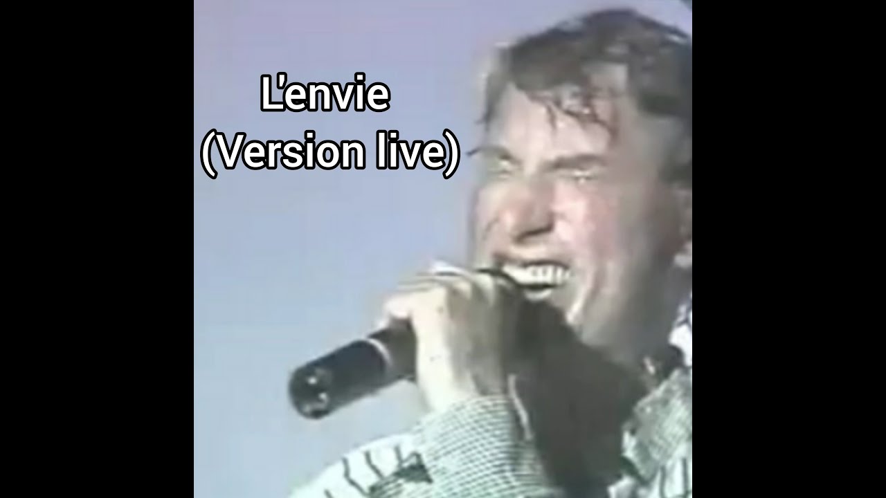Johnny Hallyday L'envie (Clip officiel) 1987 - YouTube