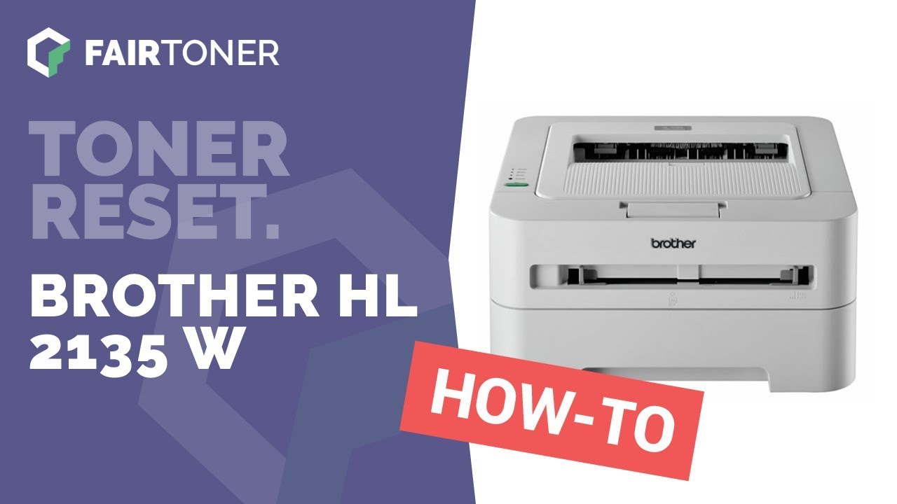 Anleitung: Brother HL 2135 W Toner Reset ✓🛠 - YouTube