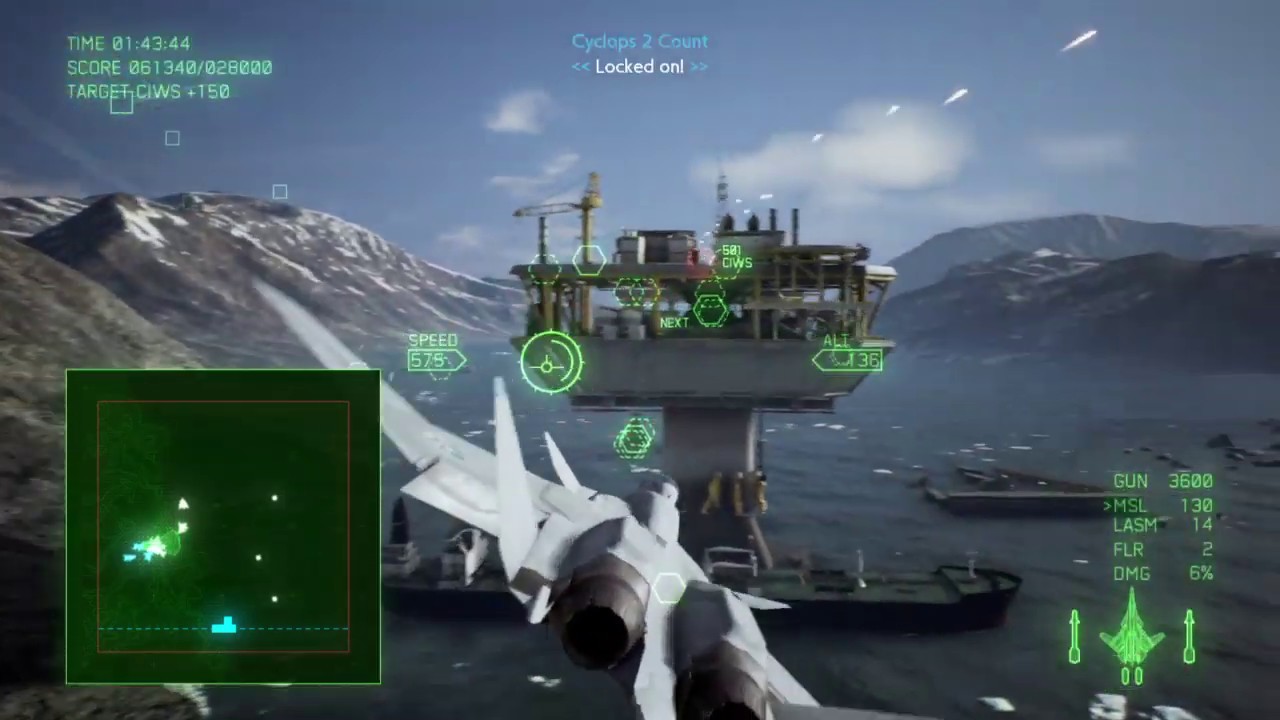 ACE COMBAT™ 7: 69000 on Fleet Destruction Mission #11.  Best mission and lots of fun!