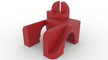 Solidworks Tutorial #30   Sliding Machine Part #Skytech #solidworks #Slidingmachinepart #Machinepart