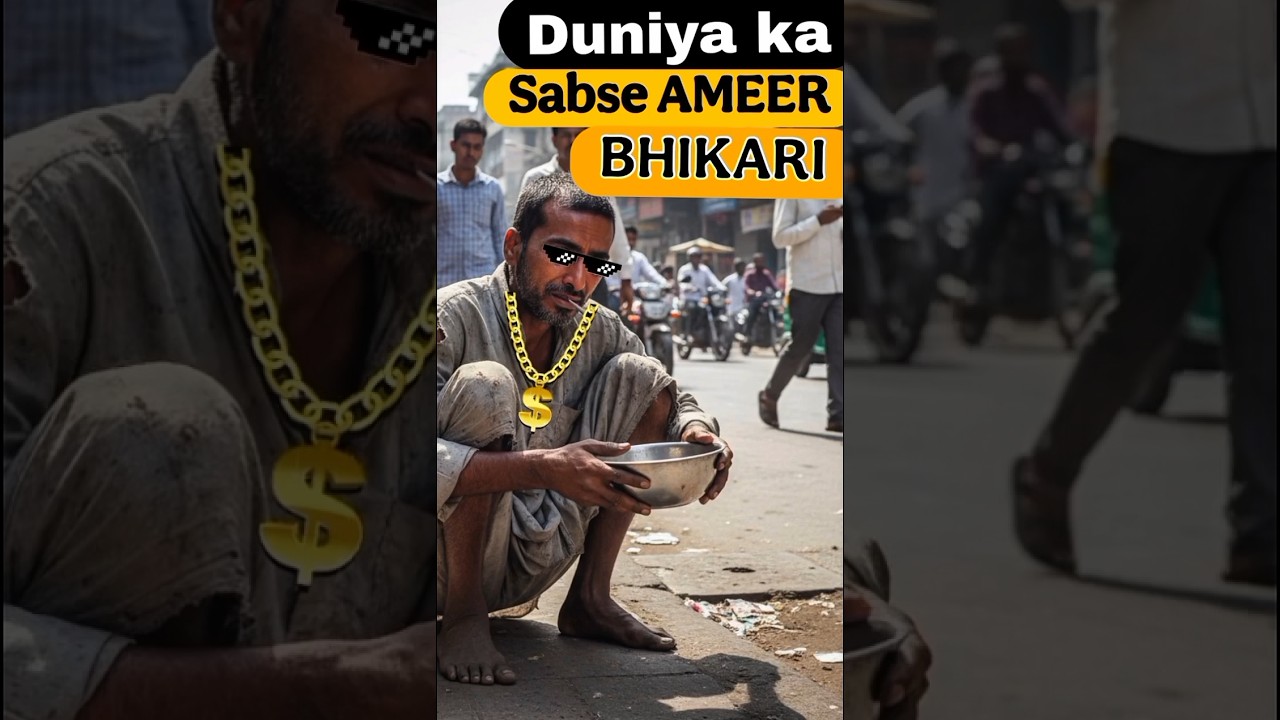Duniya ka sabse AMEER bhikari 🤑 #facts #shorts