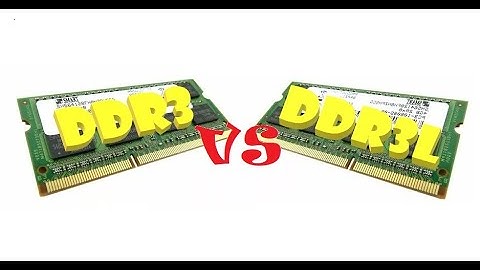 diferença entre ddr3 e ddr3l