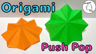 Origami Easy Push Pop How To Make Pop It