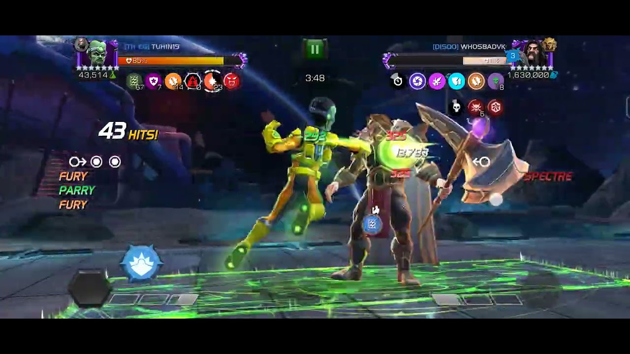 Mcoc AW when Leader solo cheeses Serpent