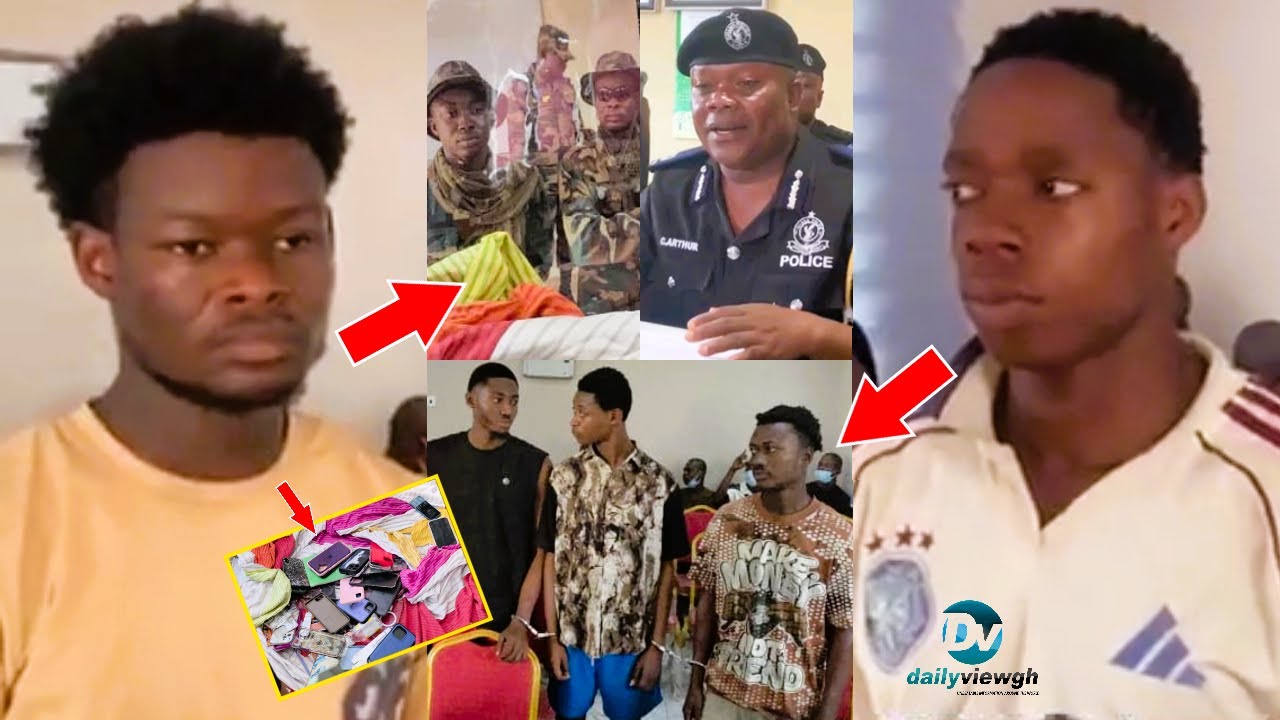 Police Arrest Five Notori0us Young Gang Over ROBBERY, RAPE Attαcks In Kumasi - FULL STORY
