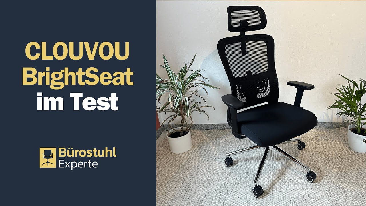 CLOUVOU BrightSeat ergonomischer Bürostuhl