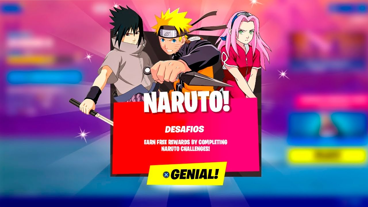 Fortnite: como ganhar recompensas temáticas de Naruto