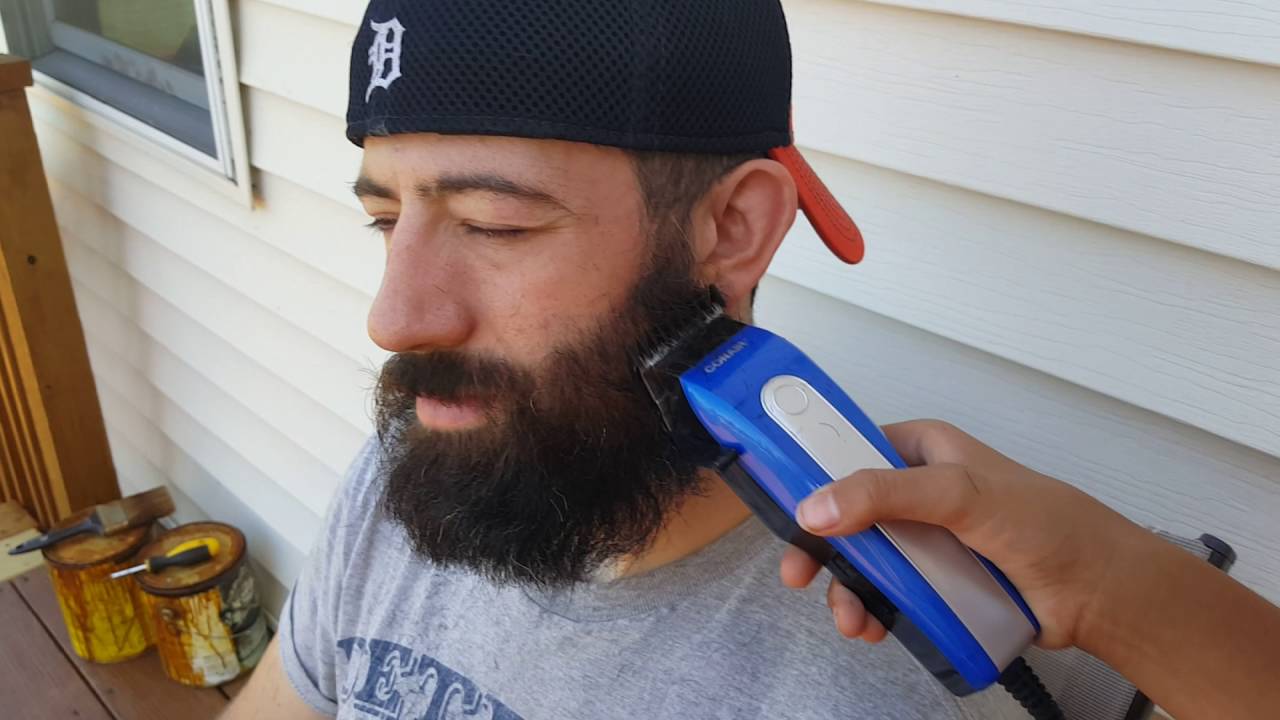 Shaving His Beard Off Youtube