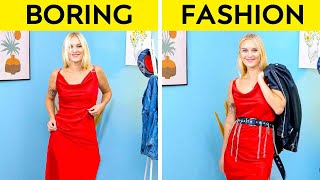 HOW TO UPGRADE YOUR CLOTHES IN ONE MINUTE || WARDROBE TRANSFORMATIONS by 5-minute MAGIC