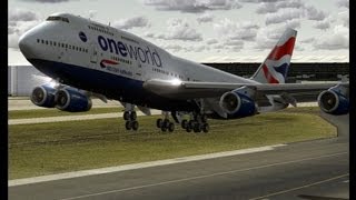[FSX] PMDG 747 Extreme Takeoff Paro Bhutan screenshot 5