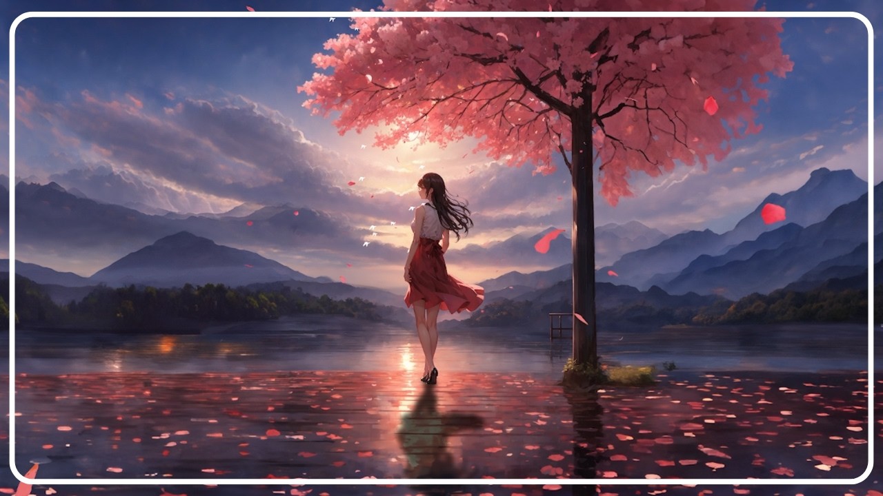Anime Girl & Sakura View [4K] preview