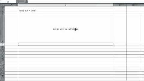 Trucos Excel: Salto de Línea en celda con Texto