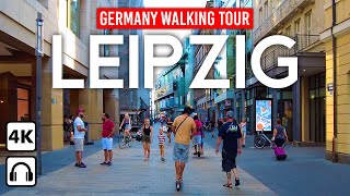 LEIPZIG, Germany 🇩🇪 4K Walking Tour In The German Music City