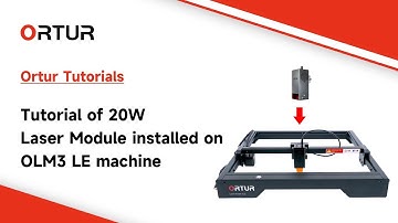 Tutorial of installing the LU3-20A Laser Module on Ortur