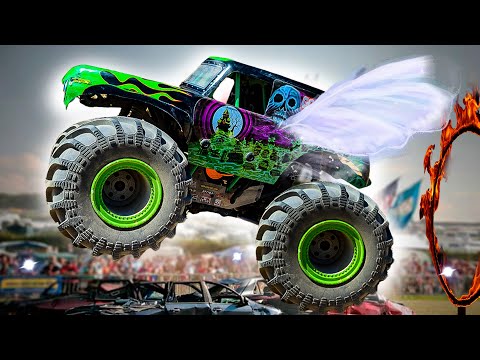 RC Monster Truck Grave Digger DOING BACKFLIPS amp JUMPS - SO COOL!