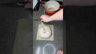 How To Move Sourdough From A Banneton To A Dutch Oven.