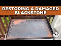 🔥 Restoring and Seasoning a Blackstone | Cleaning a Rusted Blackstone | Grill This Smoke That