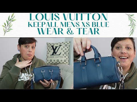 Keepall xs cloth weekend bag Louis Vuitton Blue in Cloth - 16508645