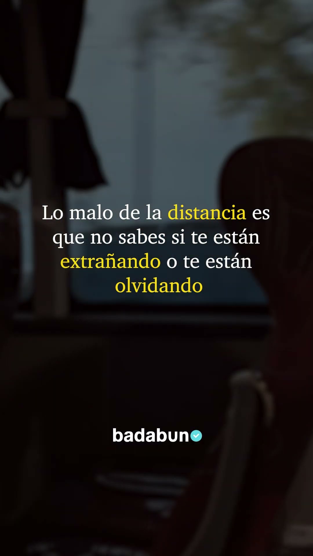 Lo malo de la distancia ?