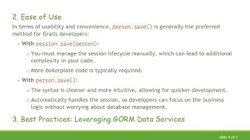 Understanding the Differences Between Domain Class Save and Session Save in Grails