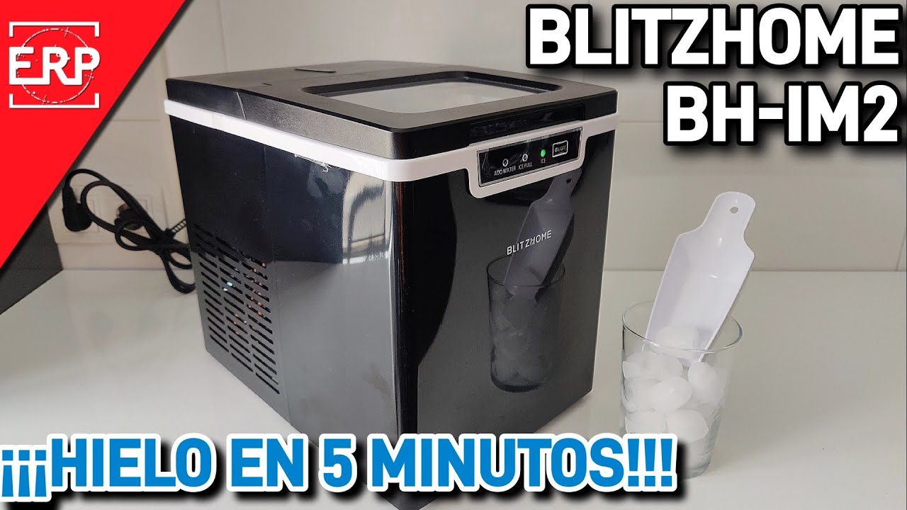 Máquina Eléctrica de Hacer Hielo 18 Kg/24 H de Encimera