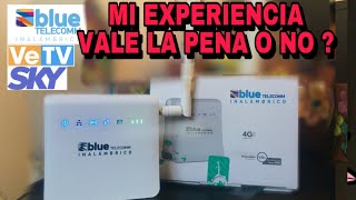 MODEM BLUE TELECOMM MI EXPERIENCIA 2020 #bluetelecomm #sky #vetv #modem