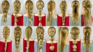 #0179. 16 Kiểu Tết Tóc Đẹp Sang Trọng Dễ Làm #ngọcuyênn #tườnguyên #tếttóc #búitóc