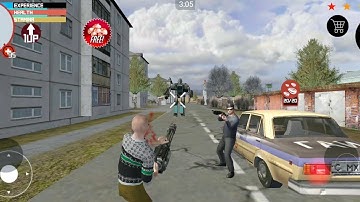 Slavic Gangster Style (Purchase Machine Gun Destroy Tractor Robots & Police Car) Android Gameplay HD