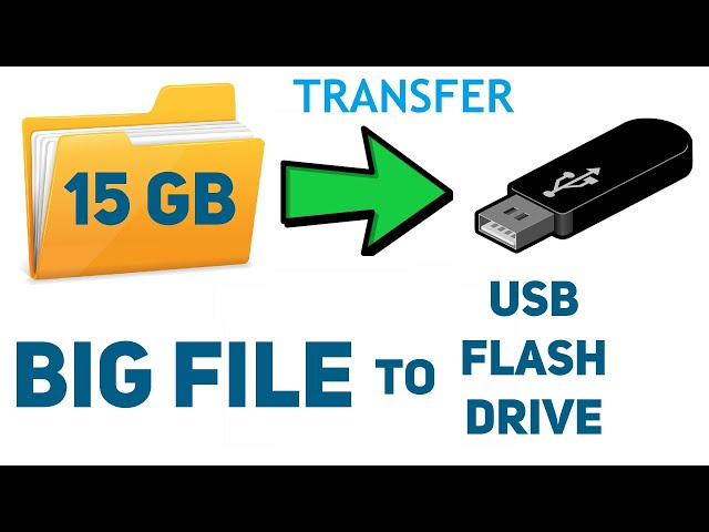 HOW TO TRANSFER LARGE FILES USB DRIVE - YouTube