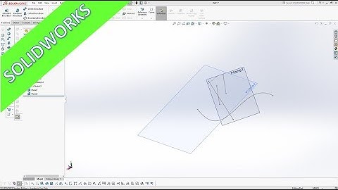 Reference Planes - SolidWorks 2017 Training - Basics