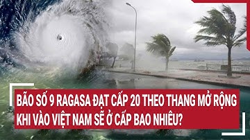 Trực tiếp: Bão số 9 Ragasa đạt cấp 20 theo thang mở rộng, chuyên gia sửng sốt