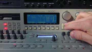 AKAI S3000XL: creating keygroups