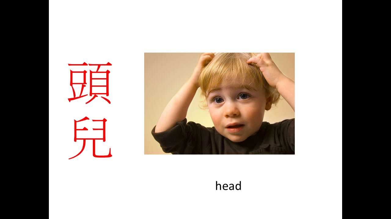 Head, Shoulders, Knees and Toes in Chinese with vocabulary YouTube