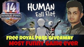 HUMAN FALL FLAT || #GIVEAWAY || MOST FUNNY GAME EVER || #HEADSHOTFIRE || LETS HAVE FUN TODAY ||