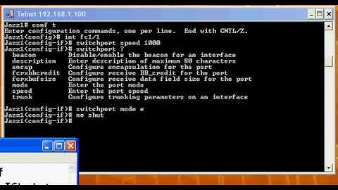 Tutorial 2 for CCIE Storage Networking: Configuring ISL