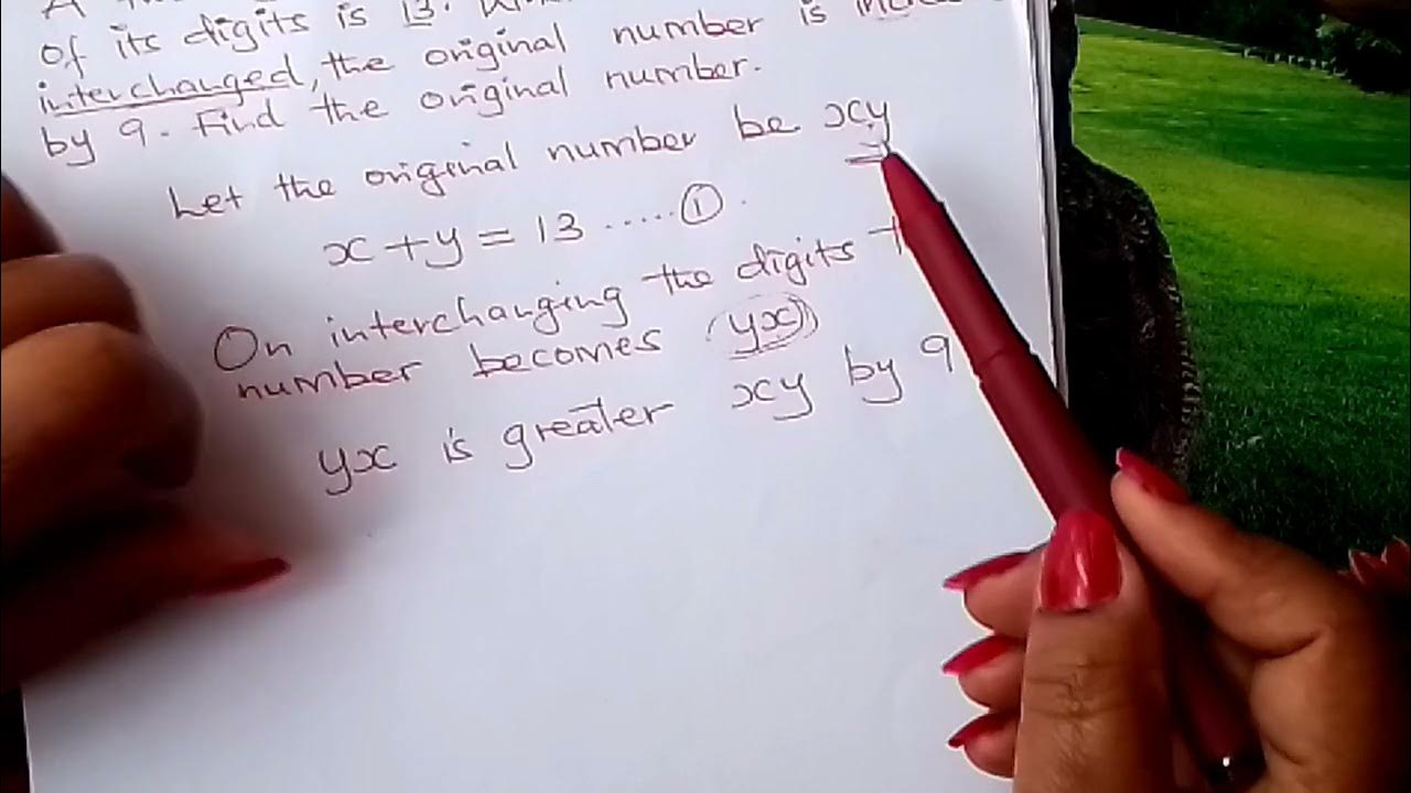 Linear Equations KCSE Form 1 YouTube