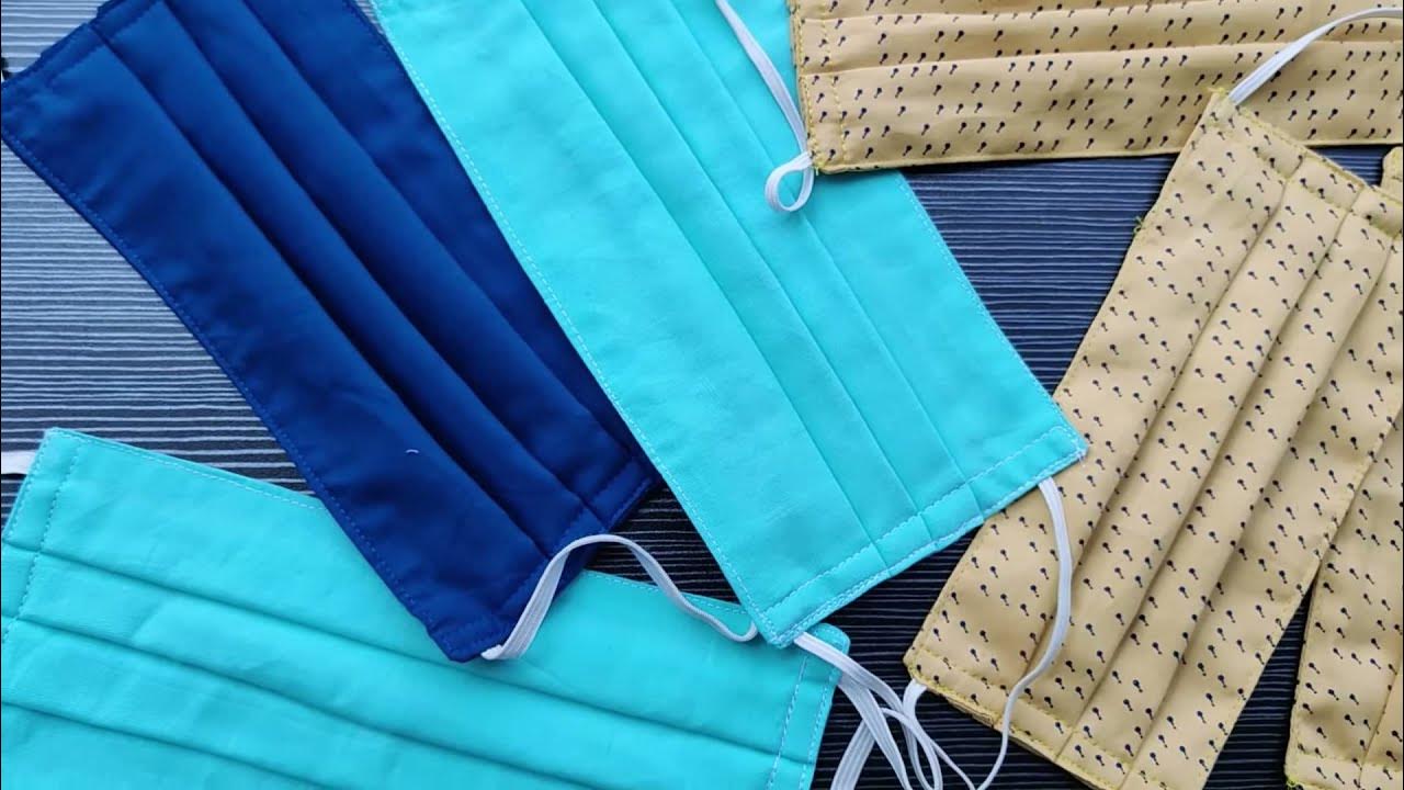 DIY Breathable Fabric face mask at home Face Mask Sewing Tutorial