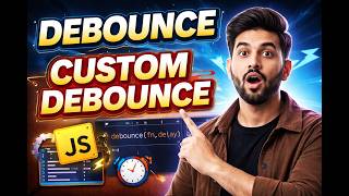 debounce and custom debounce ( custom Hook ) useDebounce P2 || #education #react #ai #coding