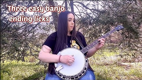 Learn These Three Easy Banjo Licks! (Beginner banjo lesson) Lesson .1