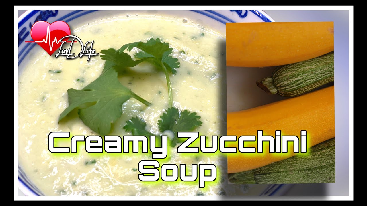 Creamy Zucchini Soup low carb, keto friendly YouTube