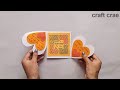 DIY how to make openable heart birthday card for dear hubby / wife * handmade gift card idea